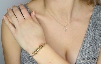Złota bransoletka do charmsów typu Pandora 585 żyłka BR 3478B 585. Kupuj biżuterię Pandora Złoto Biżuteria na oficjalniej stronie Zegarki Diament. Złoto. Złota bransoletka. Bransoletka wężykowa Pandora (4).JPG